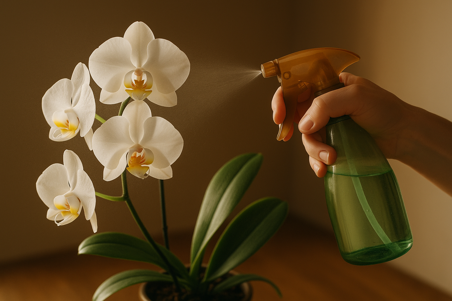 胡蝶蘭の水やり完全ガイド｜季節別の頻度と霧吹きの是非 3