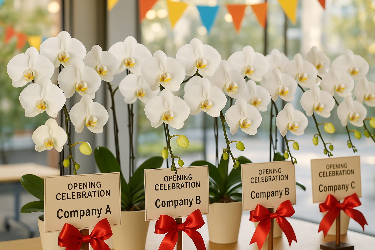 胡蝶蘭の立札の書き方｜用途別テンプレートと実例見本【完全ガイド】 3