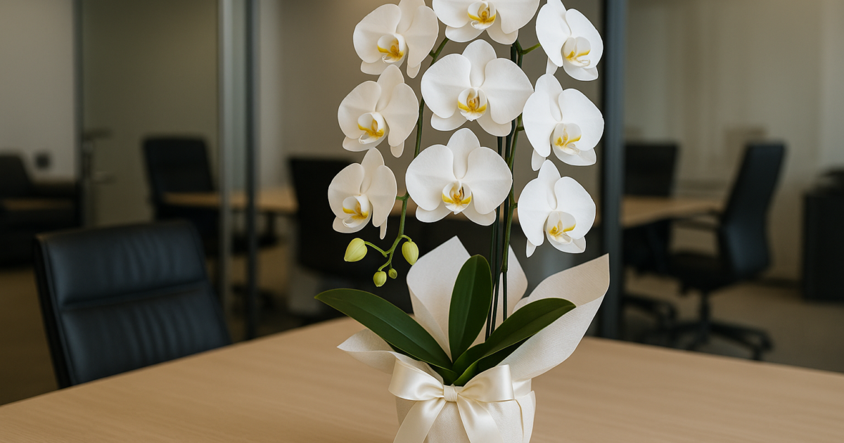 移転祝いの胡蝶蘭｜会社・店舗別の予算相場と配送タイミングのマナー 1