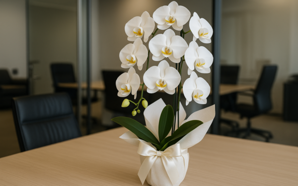 移転祝いの胡蝶蘭｜会社・店舗別の予算相場と配送タイミングのマナー 1