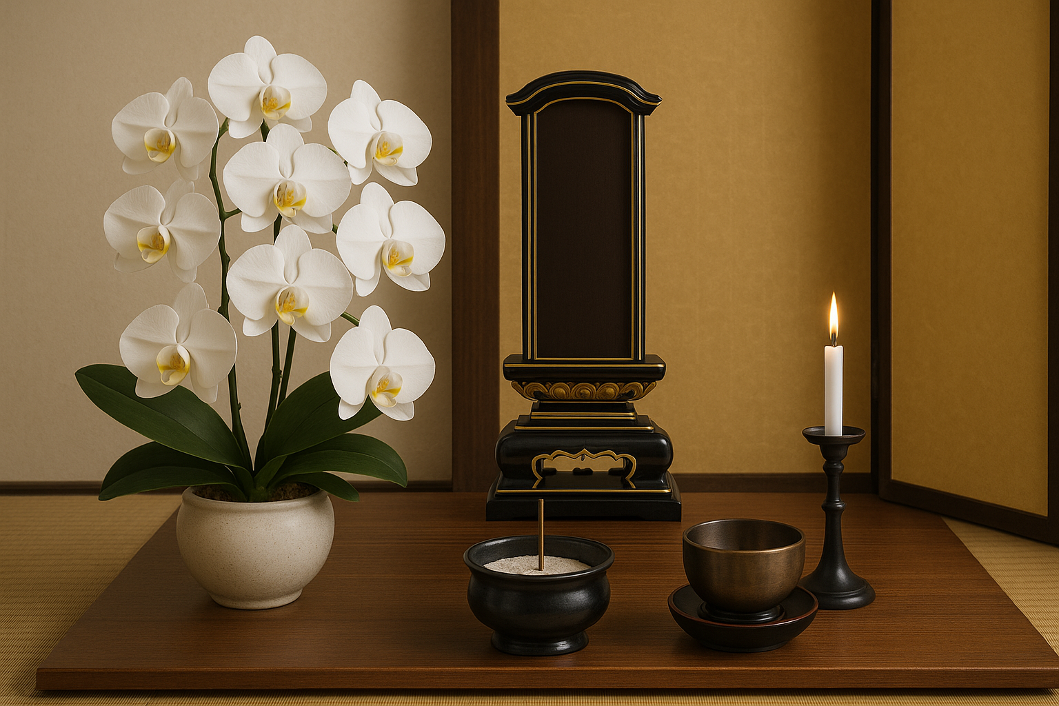 胡蝶蘭をお供えに贈るマナー｜色・本数・立札・贈るタイミング 3