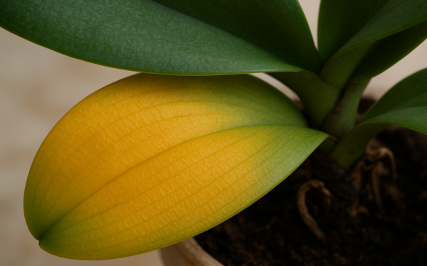 胡蝶蘭の葉が黄色くなる原因と対処法｜症状別の見分け方 1