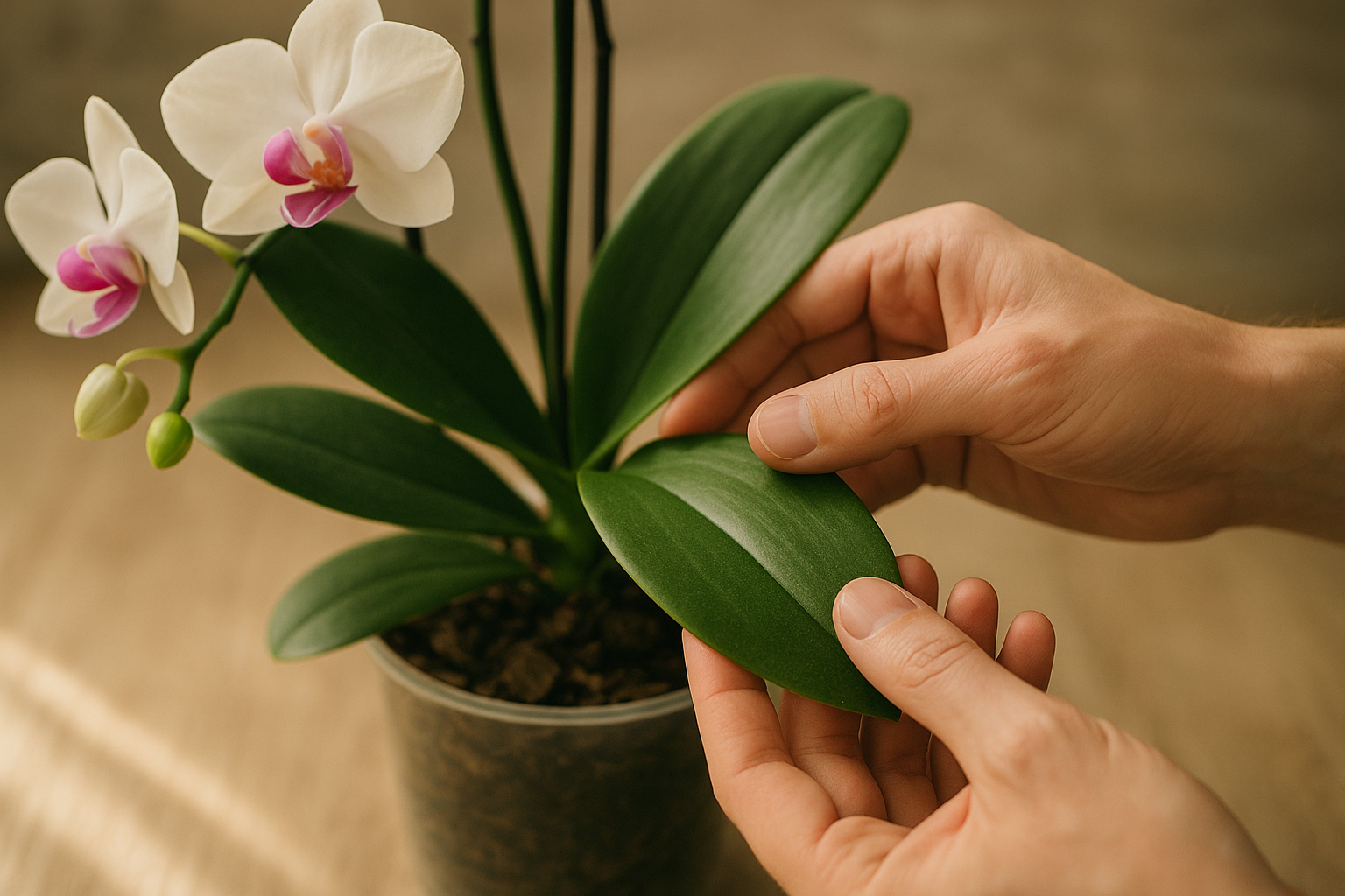 胡蝶蘭の葉が黄色くなる原因と対処法｜症状別の見分け方 4